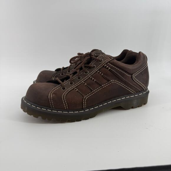 Dr Martens Keith Chucky Y2K Brown Leather Docs Mens Size 13 UK 12 AW004 - Picture 1 of 13